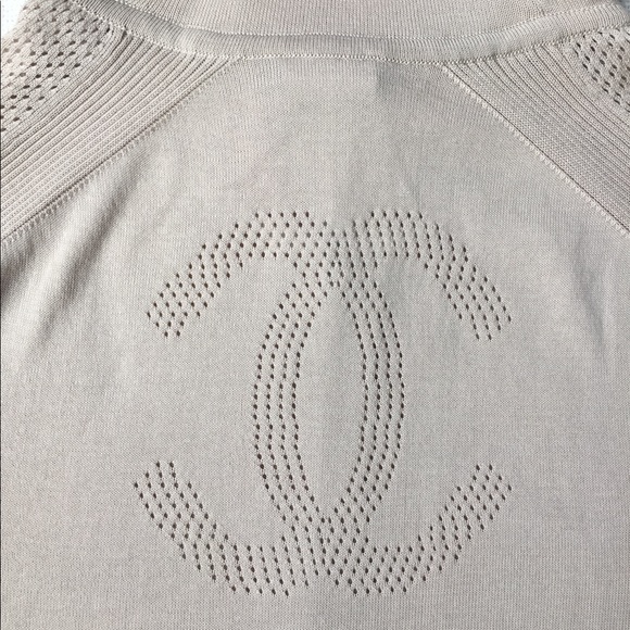 Chanel Cardigan Zip-up Hoodie Sweatshirt Size 50 New Vintage Authentic - Picture 13 of 13